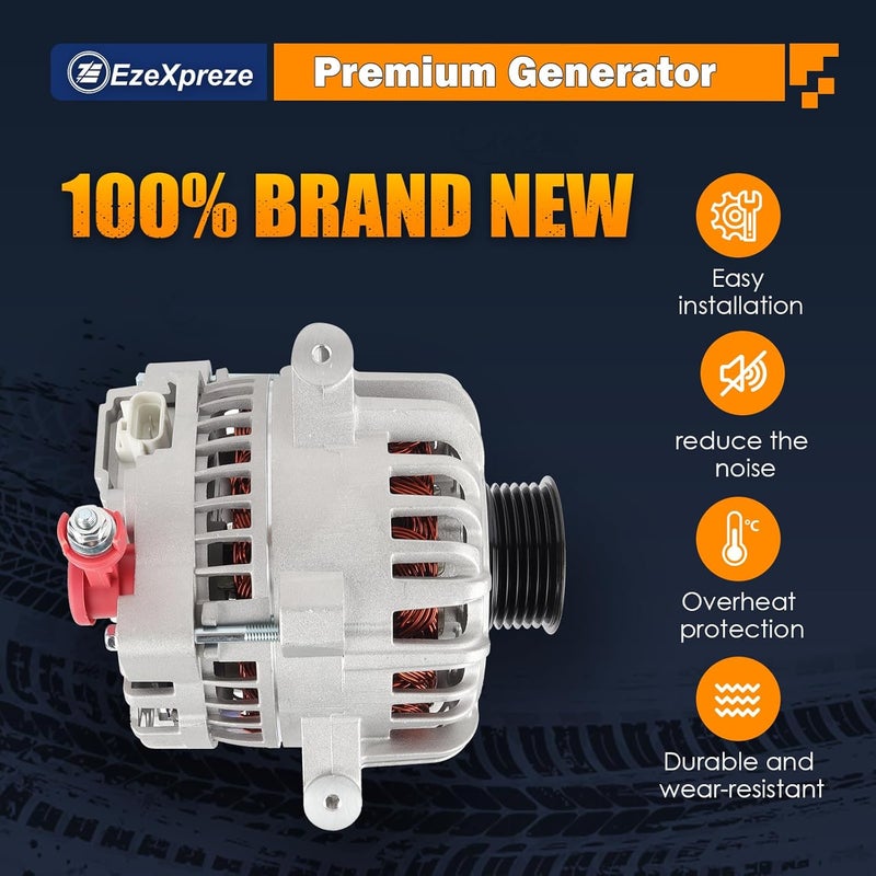 E EZEXPREZE Ezexpreze 8318 New Alternator Fit for Ford F150 V8 4.6L 5.4L 2004-2008, for F150 Heritage 2004 (Not for SVT Lightning), Fit for Expedition 5.4L 2005 2006, Fit for Lincoln 5.4L Mark LT 2006-2008 - Image 4